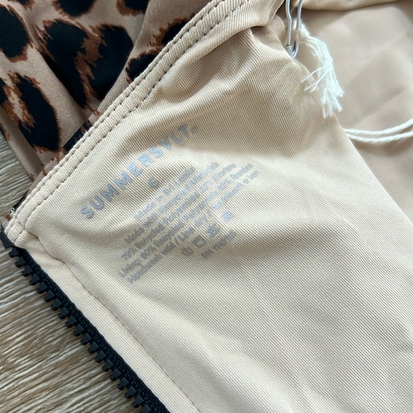 Summersalt the surf leopard Leo one piece swimsuit 6 - Picture 3 of 8